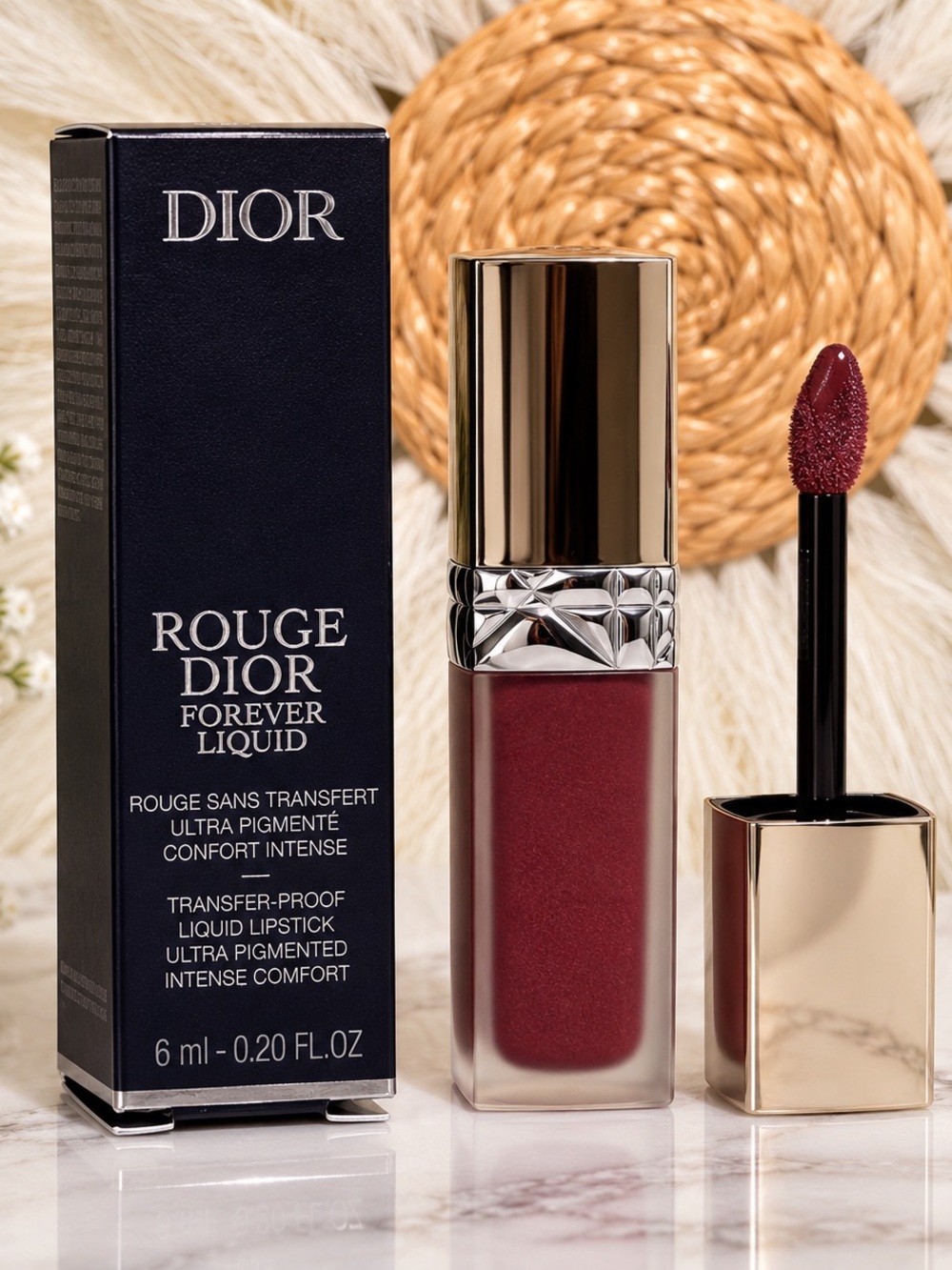 Dior Rouge Dior Forever Liquid Lipstick — Berry Plum
